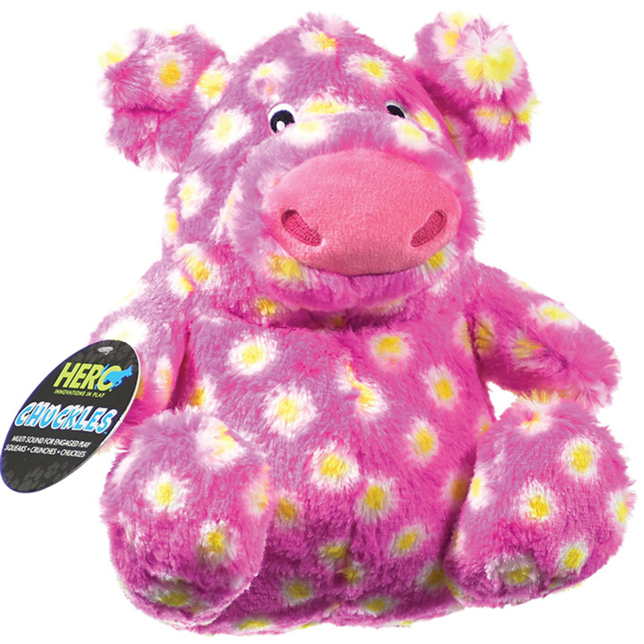 Hero Chuckles Pig Dog Toy， Large