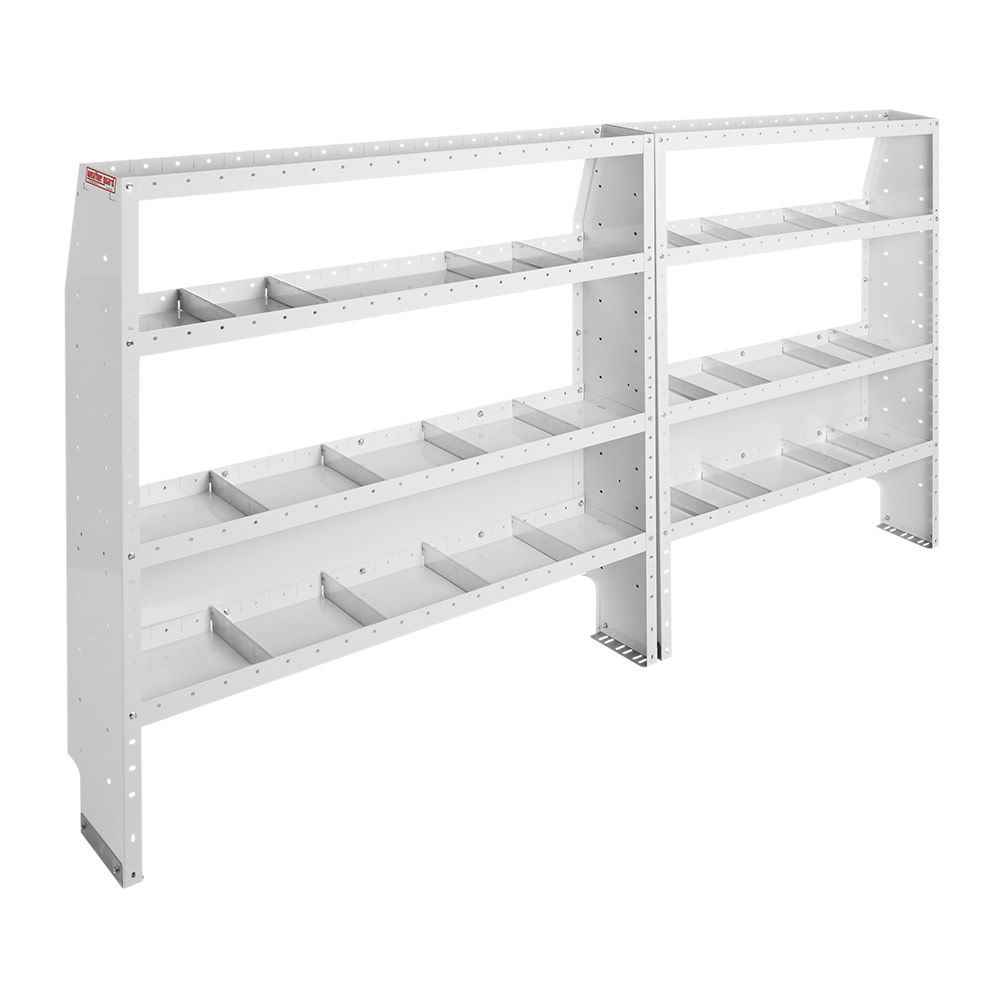 Commercial Shelving Package for Mid-Roof， 148 Inch Wheel Base Ford Transit Vans