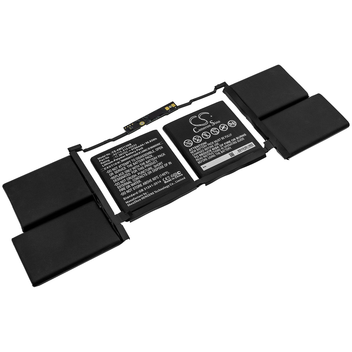 Apple A2141 MacBook Pro 16 2019 MacBook Pro 16 201 Replacement Battery BatteryClerkcom Laptop and Notebook