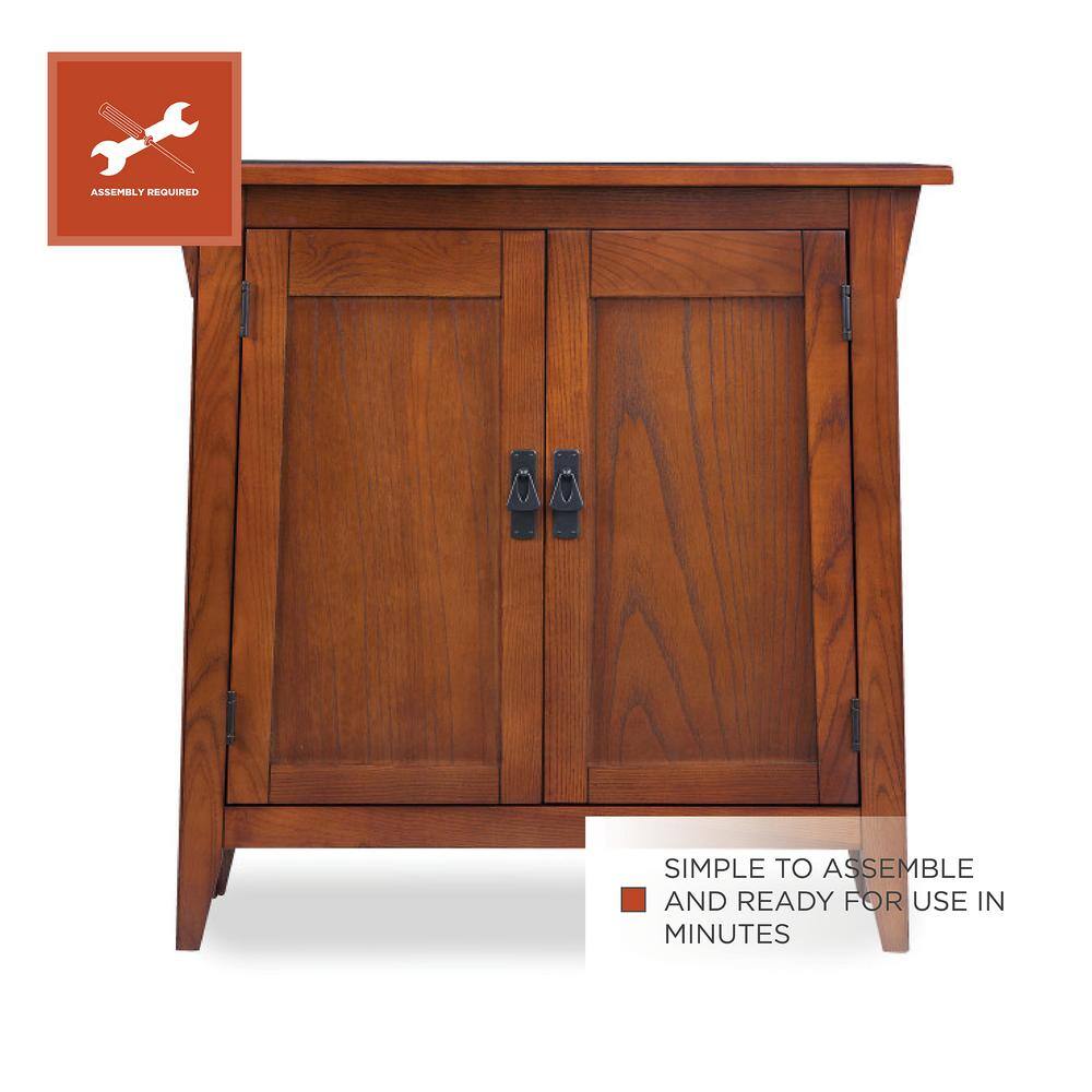 Leick Home Russet Brown Mission Hall Stand 10001-RS