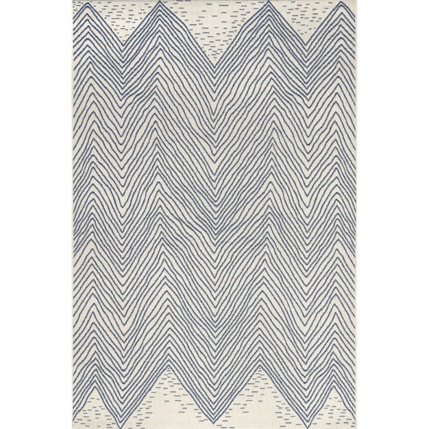 Nuloom Carina Chevron Waves Indoor outdoor Area Rug