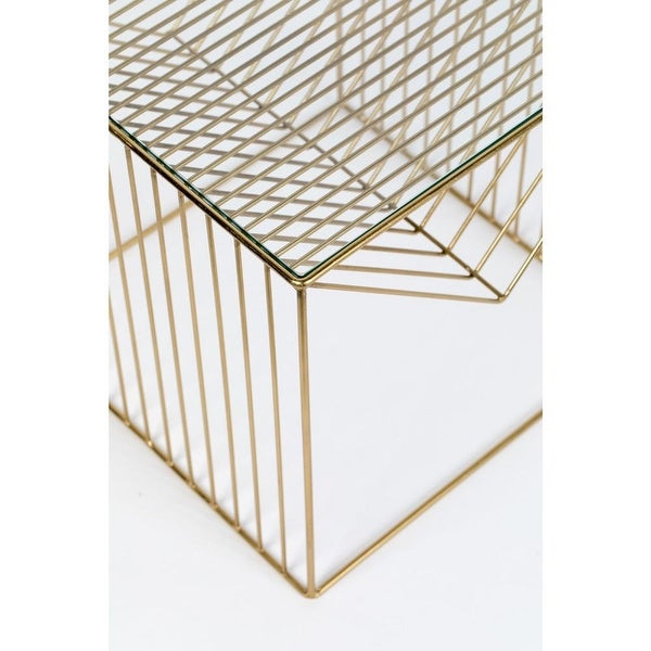 Bold Monkey Money on My Mind Brass Magazine Holder Side Table