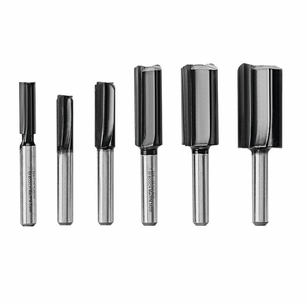 Bosch Carbide Tipped Groove Cutter Router Bit Set 6pc RBS006SBS from Bosch