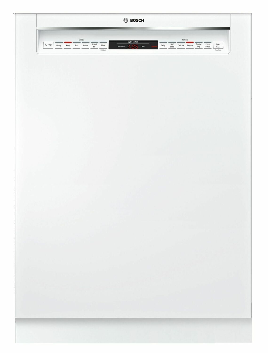 Bosch SHE878ZD2N 800 Series Dishwasher 24'' White She878Zd2N