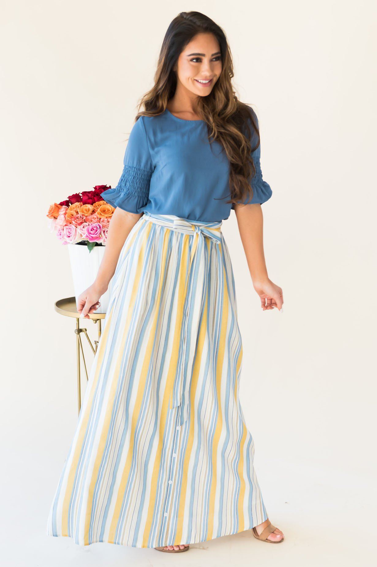 Charmed and Classy Maxi Skirt