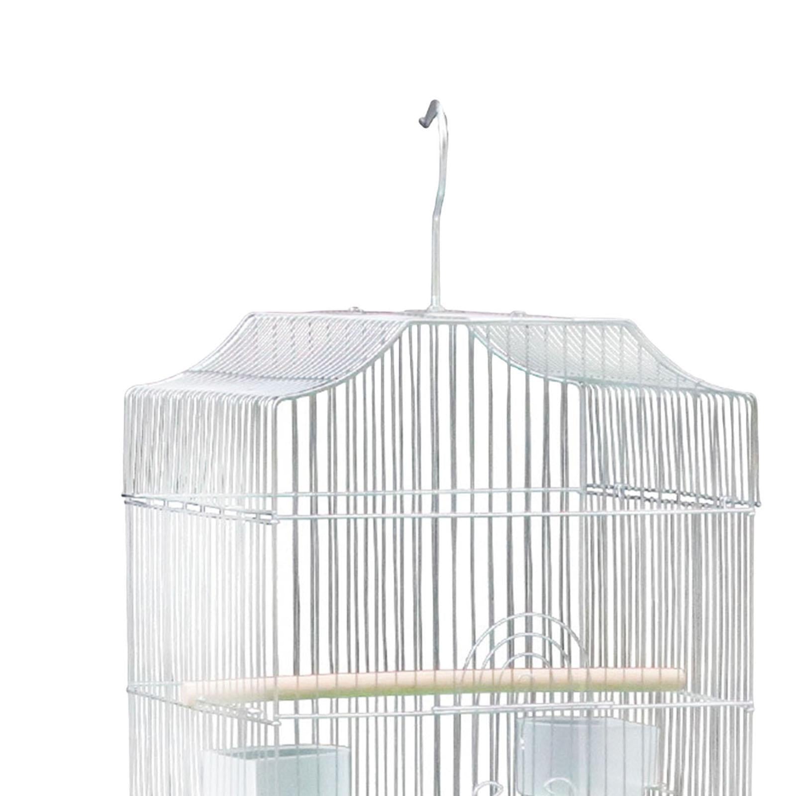 Large Bird Cage House， Parrot Stand Cage with Food Cup Hanging Birdcage Pet Supplies for Parrot Lovebirds Cockatiel Finches Accessories