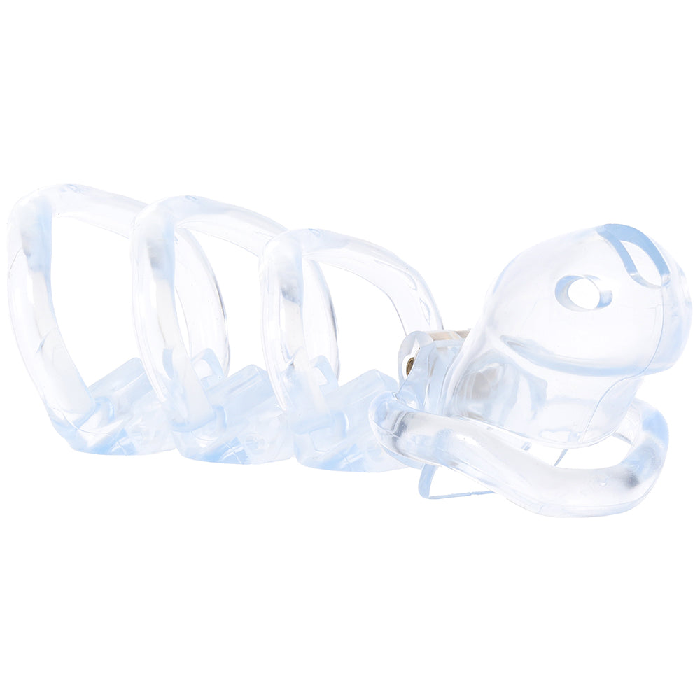 Lockmaster 3.5 Inch Side Lock Resin Cock Cage in Clear