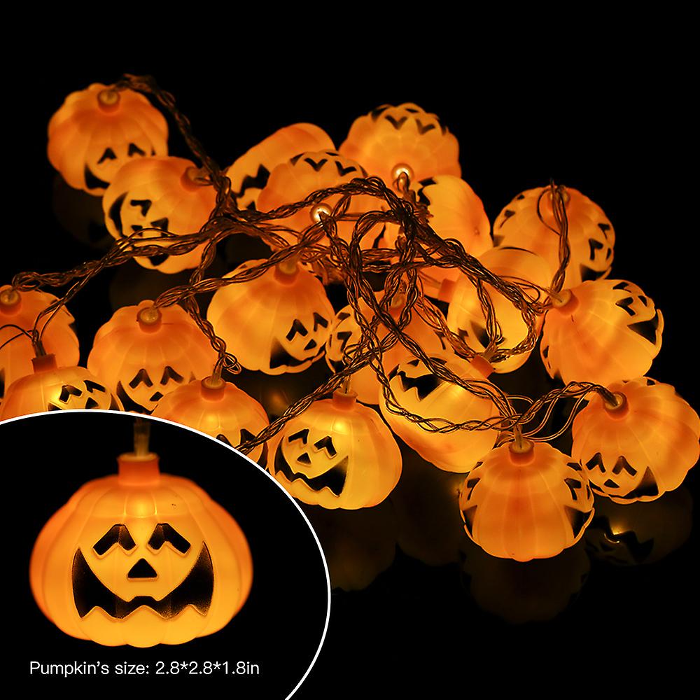 20leds 16.4ft Pumpkin String Light Lamp For Halloween Christmas Party Festival Decoration No.236664