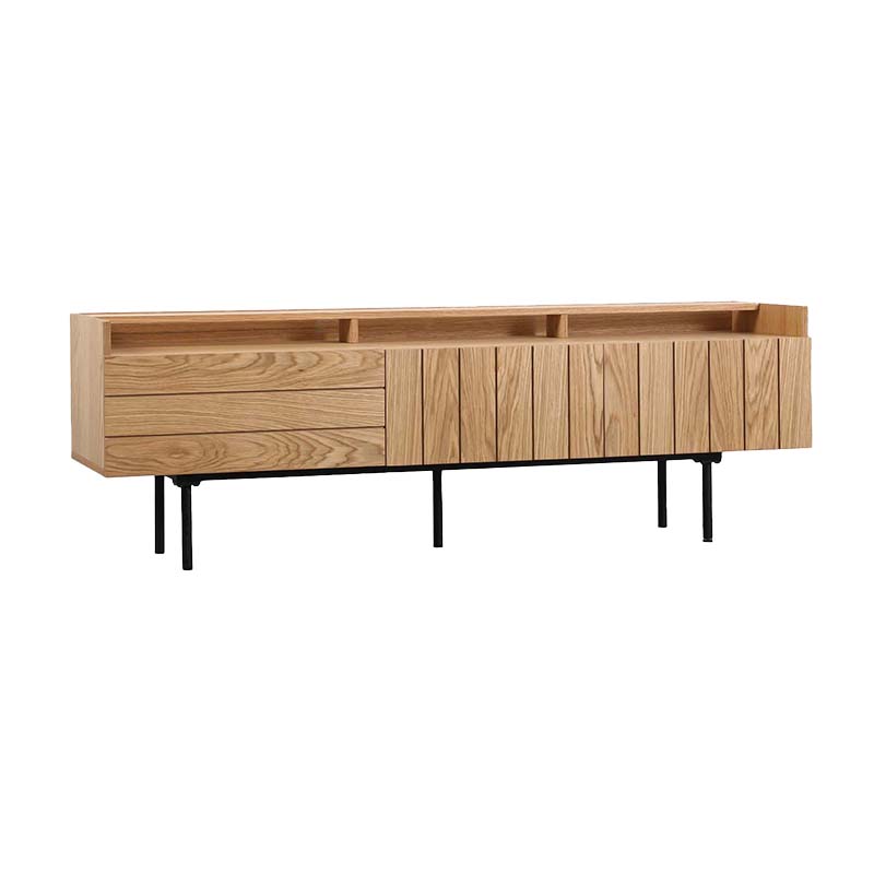 ZANE Entertainment TV Unit 160cm - Natural Oak