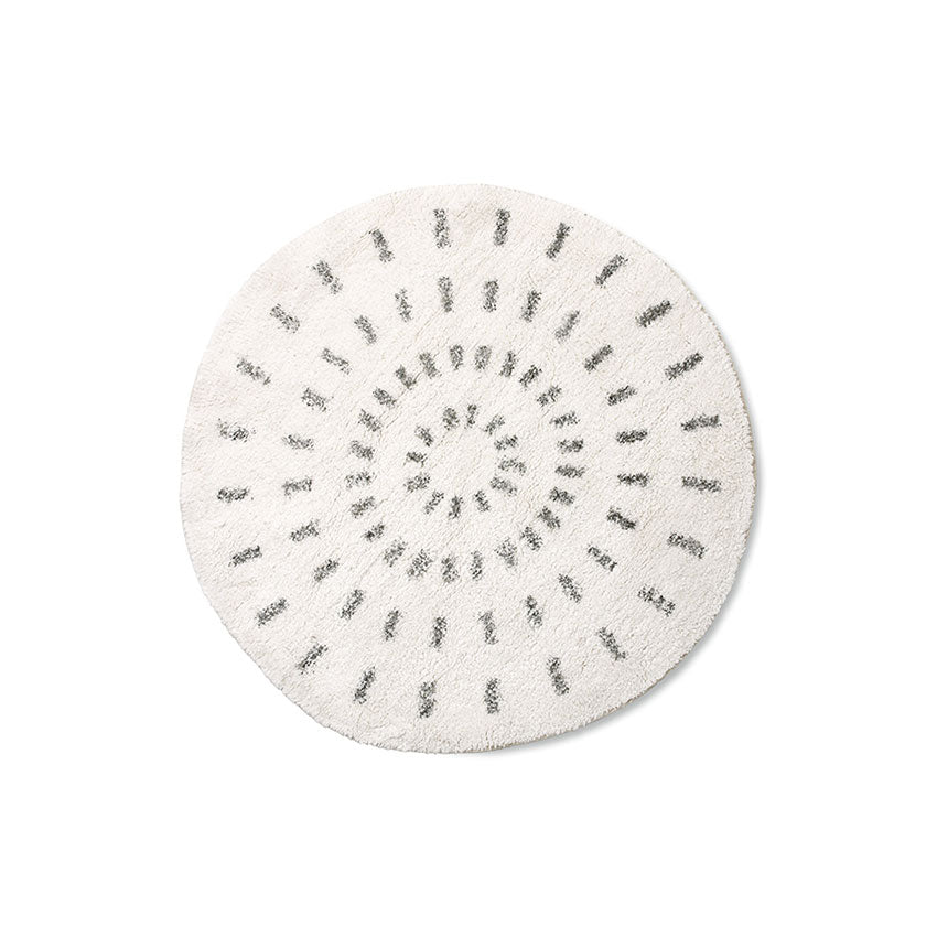 Round bath mat swirl - M