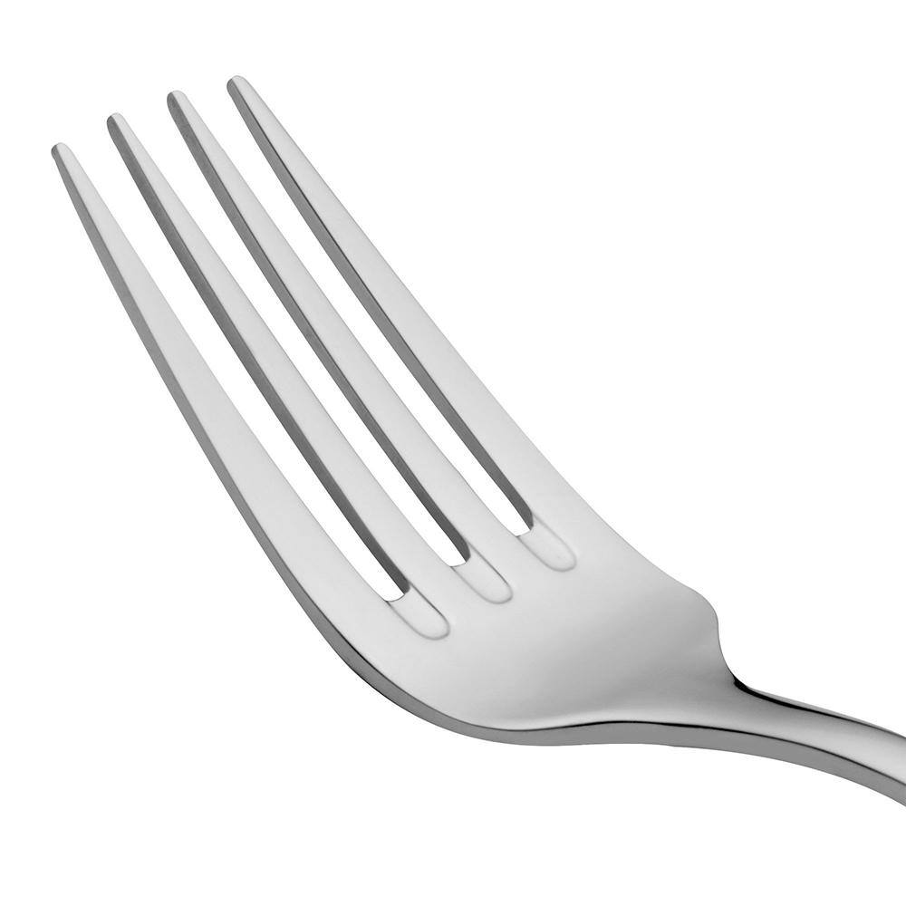 Oneida Baguette Silver 1810 Stainless Steel European Table Fork (12-Pack) T148FDIF