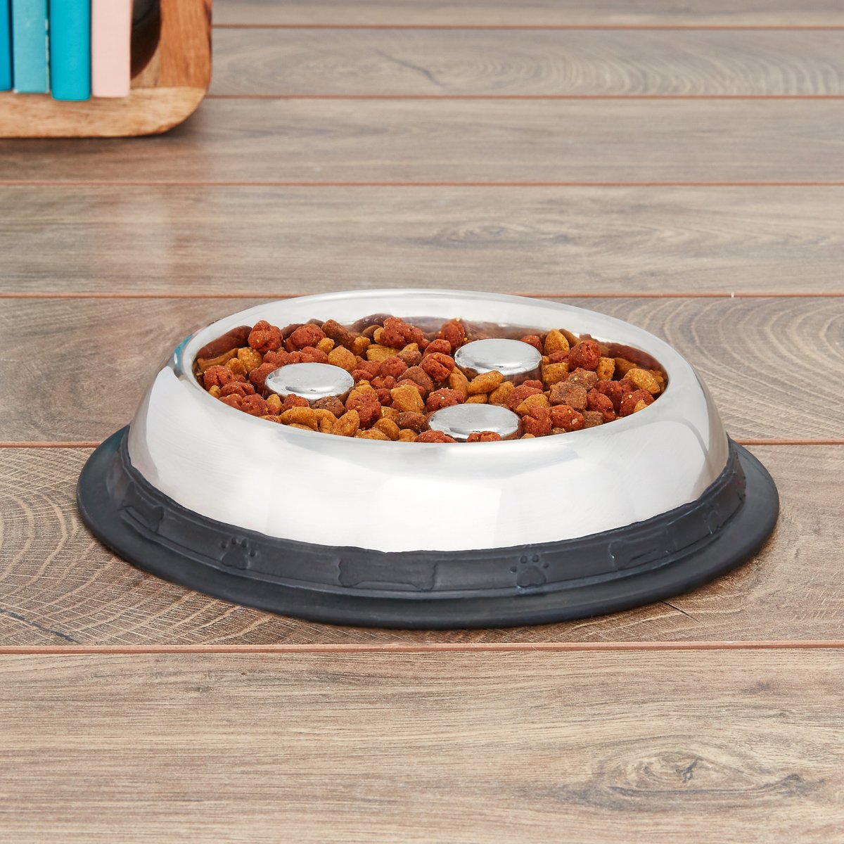 QT Dog Brake-Fast Non-Skid Stainless Steel Dog and Cat Bowl