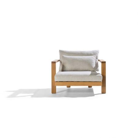 Fauteuil salon de jardin design en teck - TRIBU Pure Sofa Teak