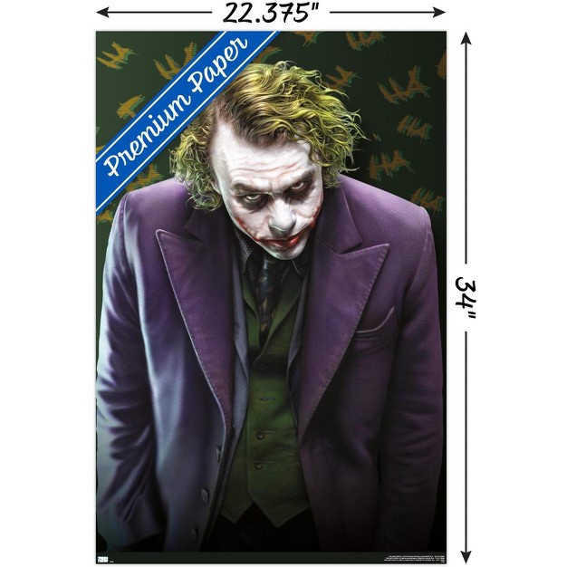 Trends International Dc Comics The Joker The Dark Knight Unframed Wall Poster Prints