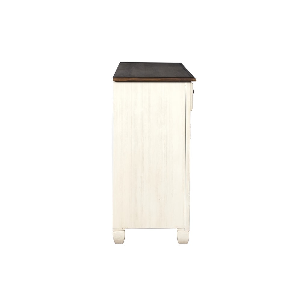 New Classic Furniture Cassidy X Shaped Accent Server