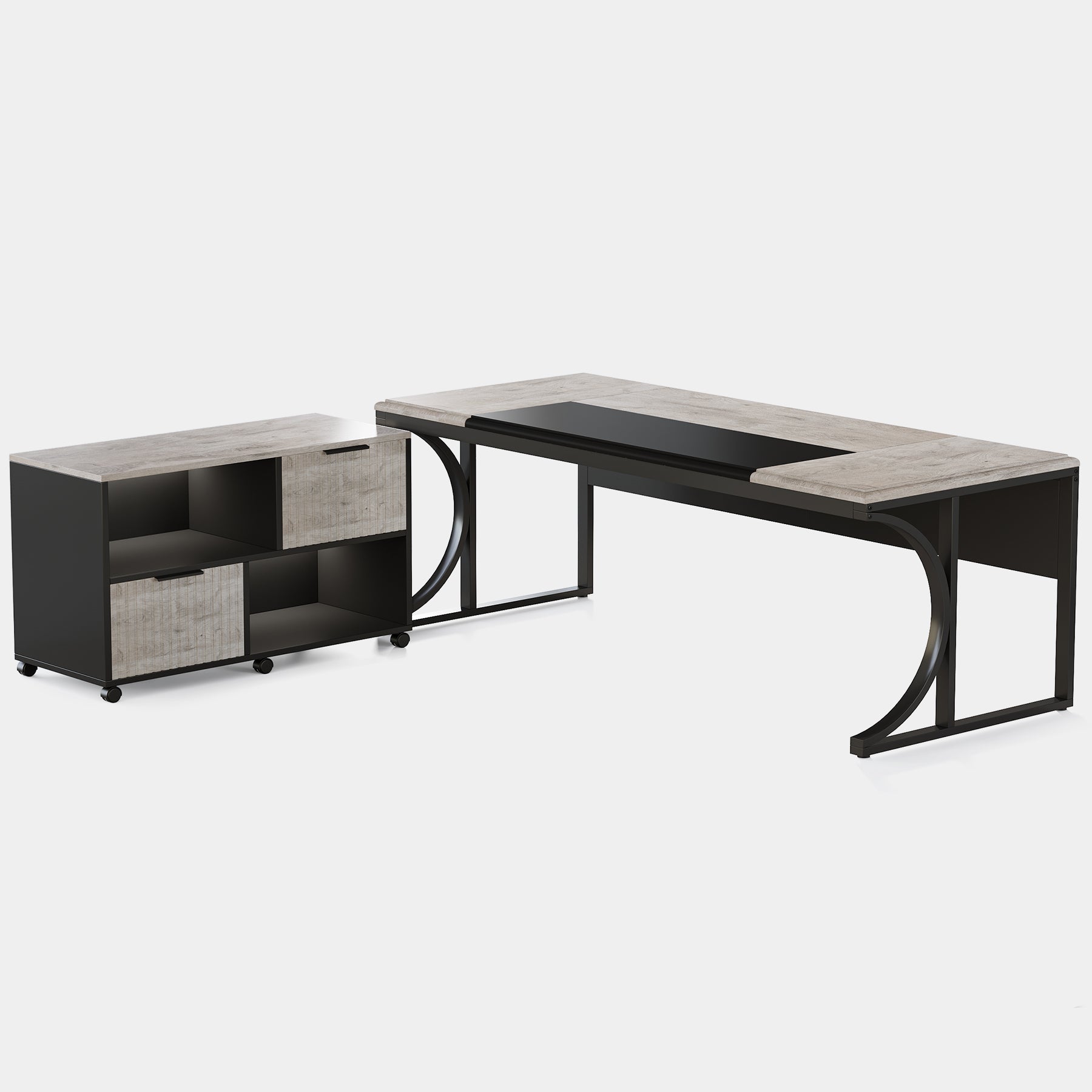 L-Shaped Executive Desk, 63