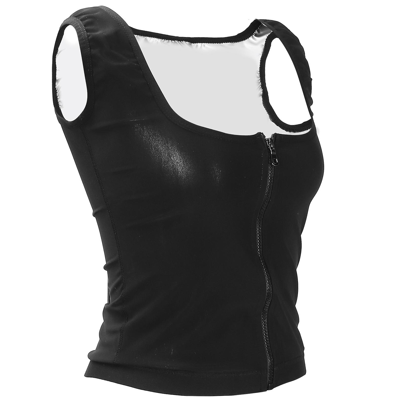 Womens Sauna Vest Shapewear Sports Fitness Workout Slimming Sweat Top Body Shaperl/xl