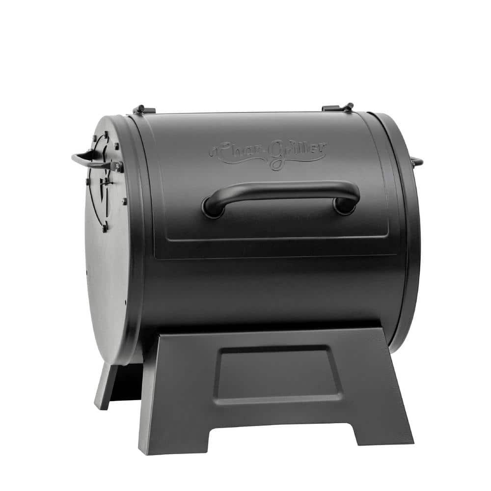 CharGriller Portable Charcoal Grill or Side Fire Box in Black