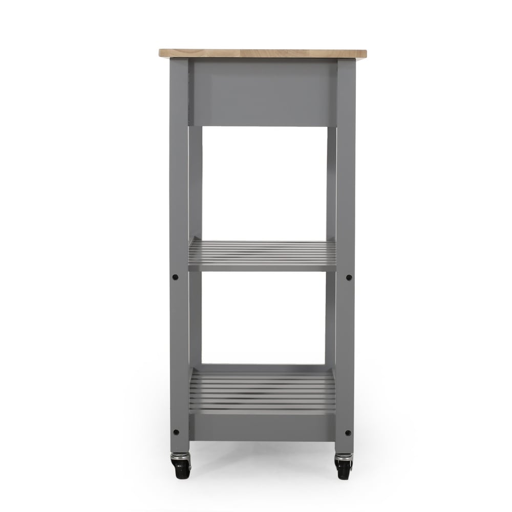 Dade Kitchen Cart with Wheels by Christopher Knight Home