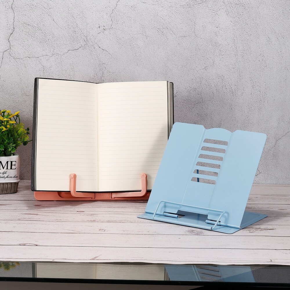 A5 Book Stand  Iron Adjustable Foldable Desktop Book Display Holder