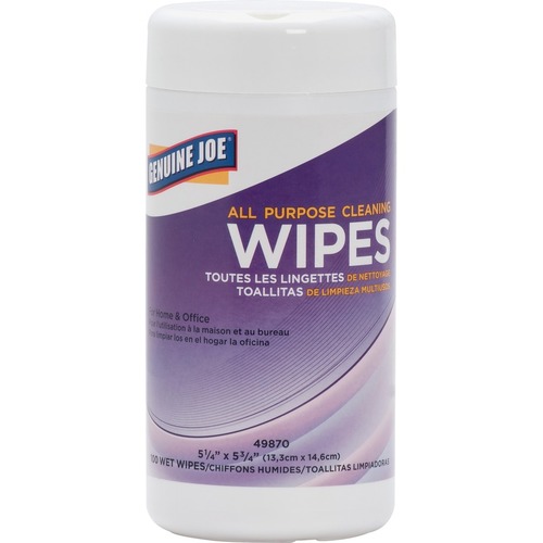 Genuine Joe All Purpose Cleaning Wipes  GJO49870CT