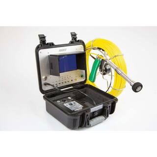 FORBEST 130 ft. WFootage Counter Color SewerDrainPipe Inspection Camera W 512Hz Sonde Transmitter 3188SDT-130MC