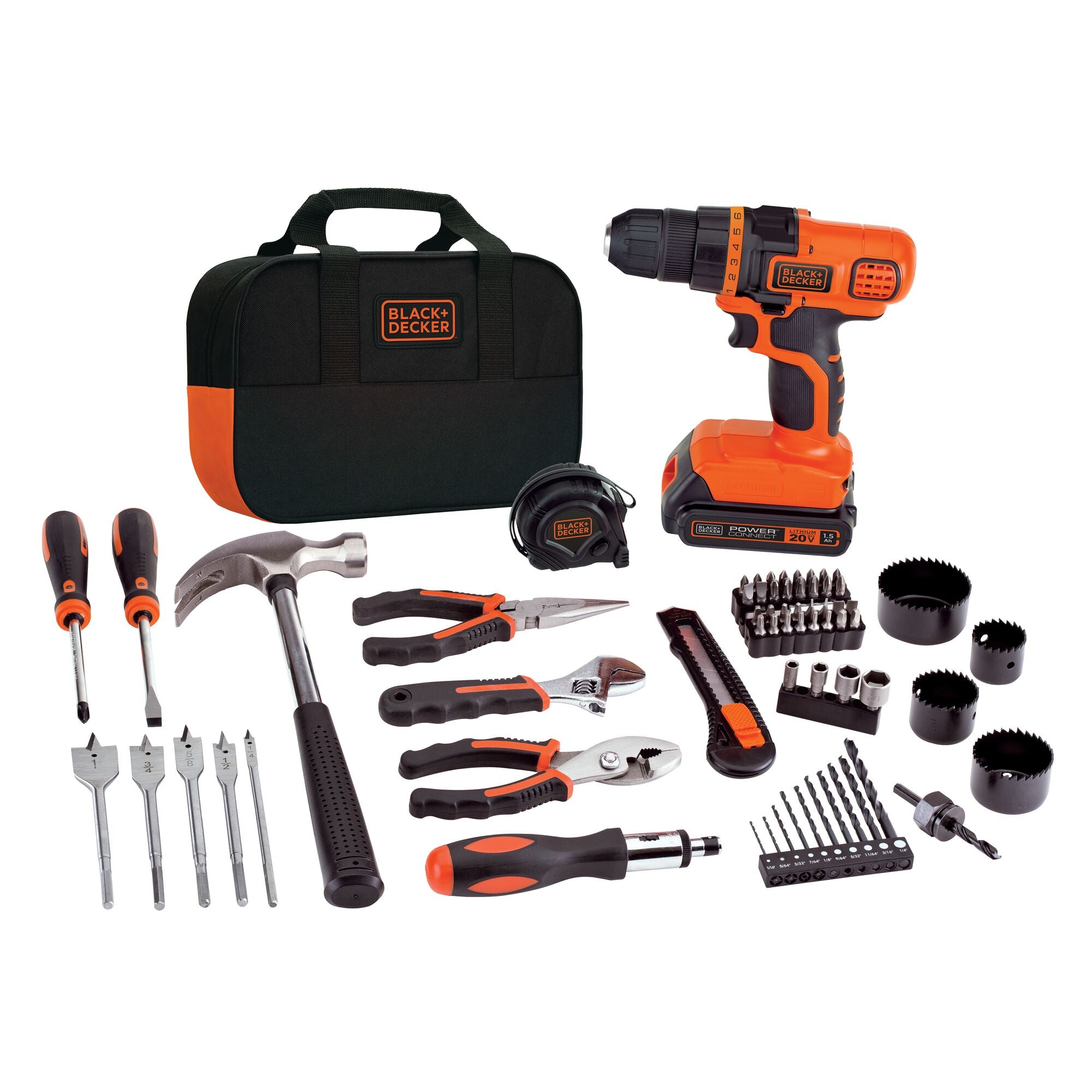 20V MAX* Drill & Home Tool Kit, 68 Piece