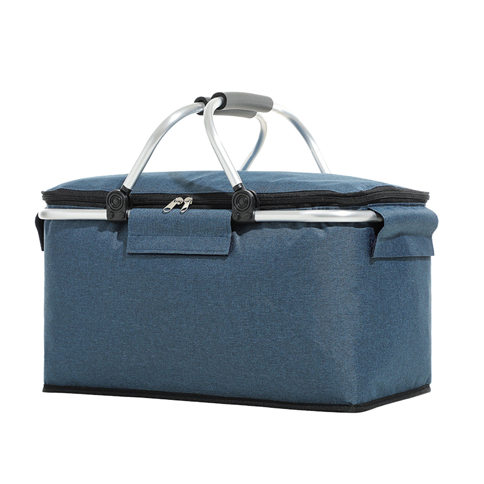 Portable Folding Picnic Basket Cooler Bag Outdoor Picnic Bag