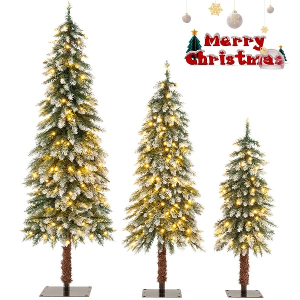 PreLit Christmas Tree Set of 3