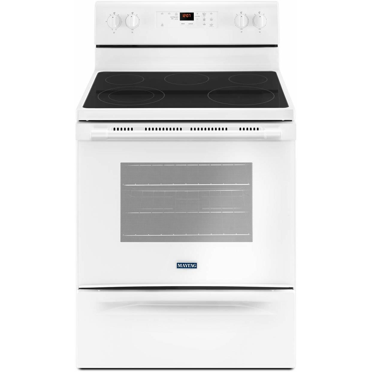 Maytag 30-inch Freestanding Electric Range with Precision Cooking? System YMER6600FW