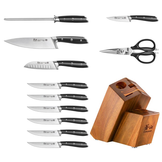 Cangshan Alps 12pc Knife Block Set