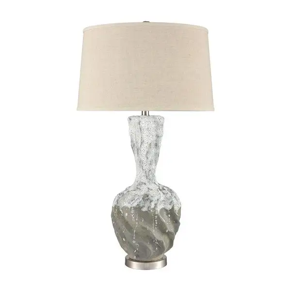 Bartlet Fields 34'' High 1-Light Table Lamp - White