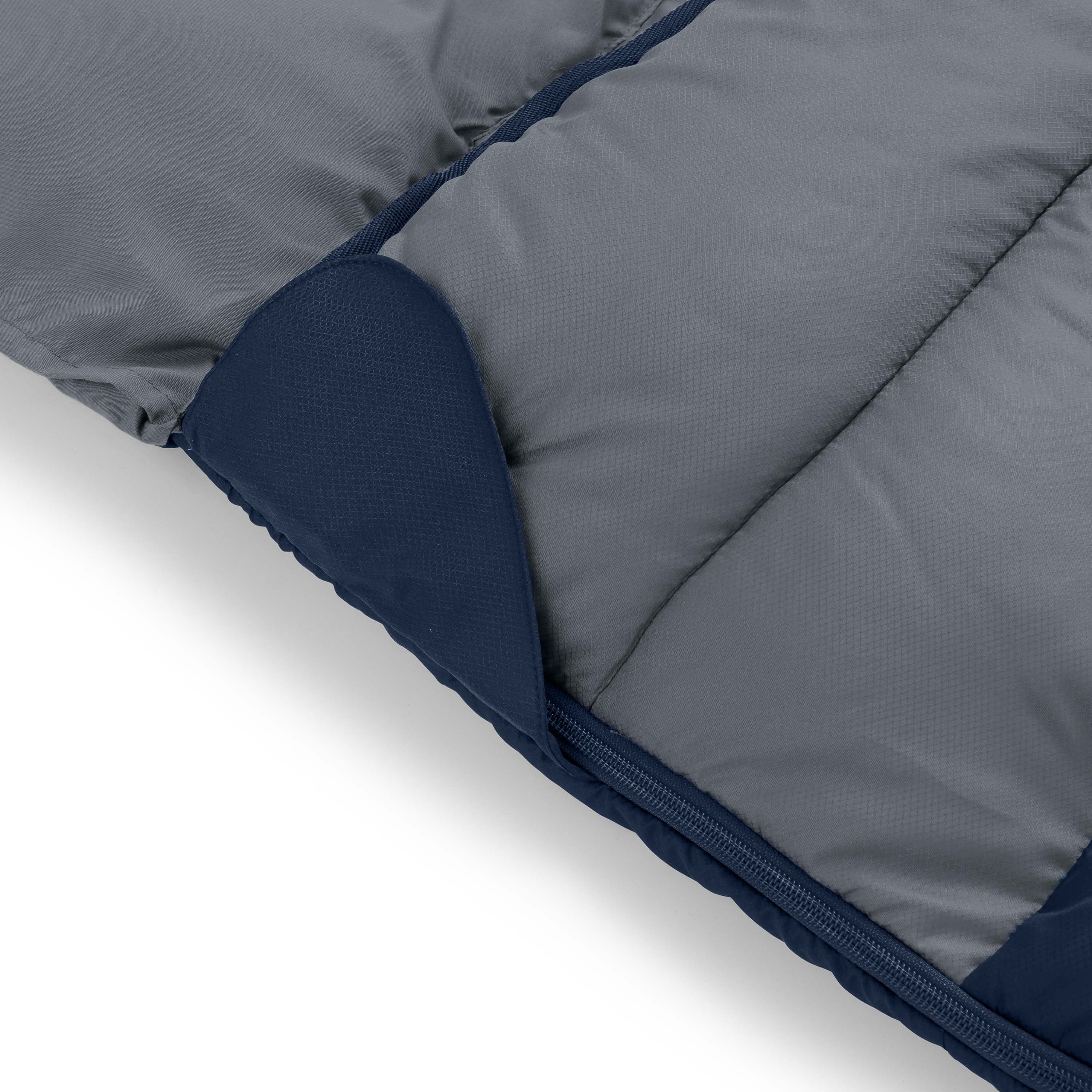 Ozark Trail 40F Weighted Sleeping Bag – Navy & Gray (95 in. x 34 in.)