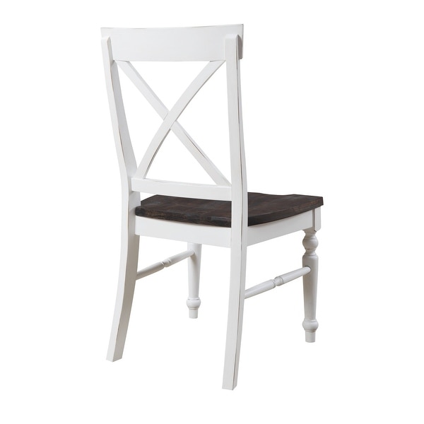 The Gray Barn Crooked Cottage X-back Dining Chair (Set of 2)