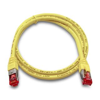 TRIPLETT CAT6A 10GBPS Professional Grade SSTP 26 AWG Patch Cable 3 ft. Yellow (3-Pack) CAT6A-3YL-3PK