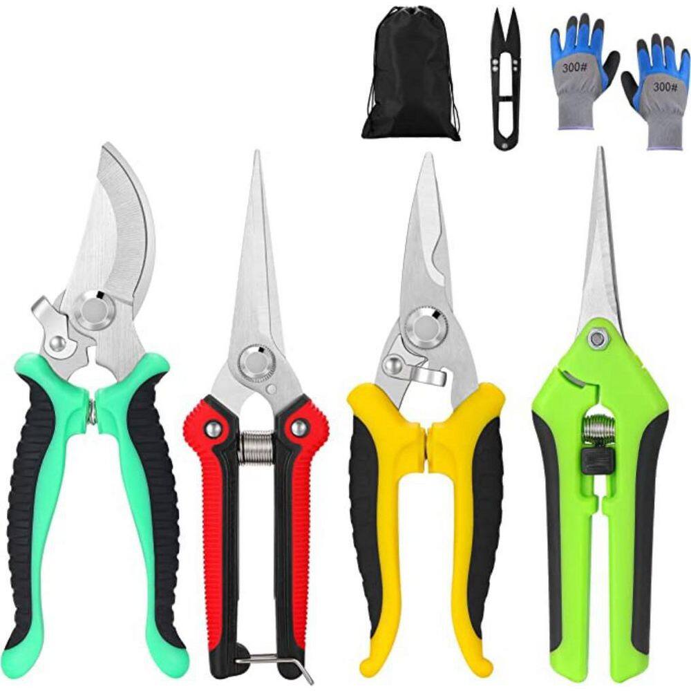 Set of 5 Garden Pruners Piec Ttool Garden Tool Set B08MXYWGS3