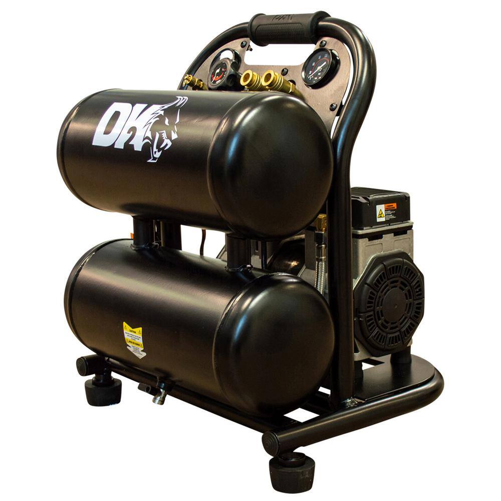 DK2 4 Gal. 125 PSI Portable Silent Electric Air Compressor AC04G