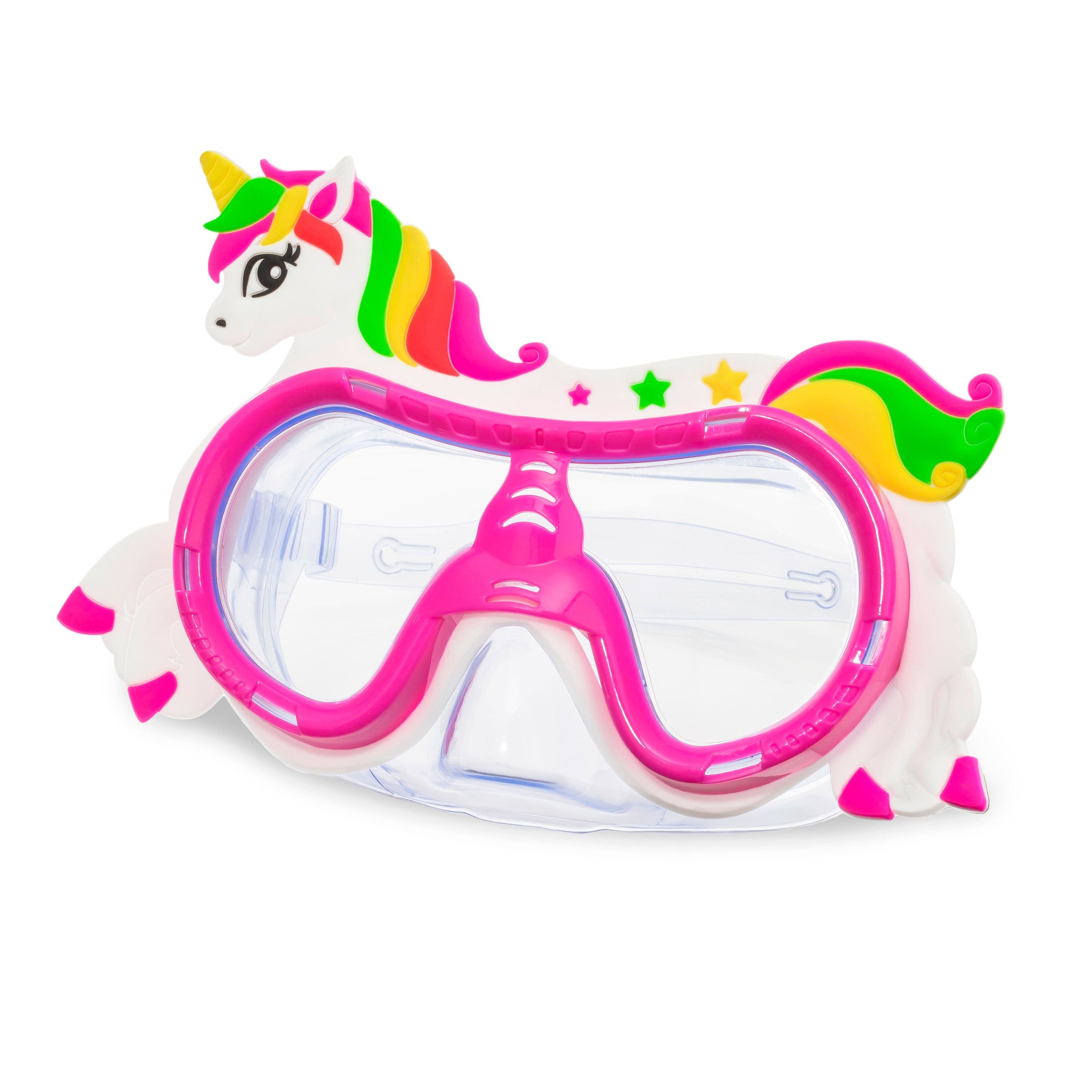 Eye Pop Pink Kids Swim Goggles, Ages 4 Years and Up, Unicorn Character