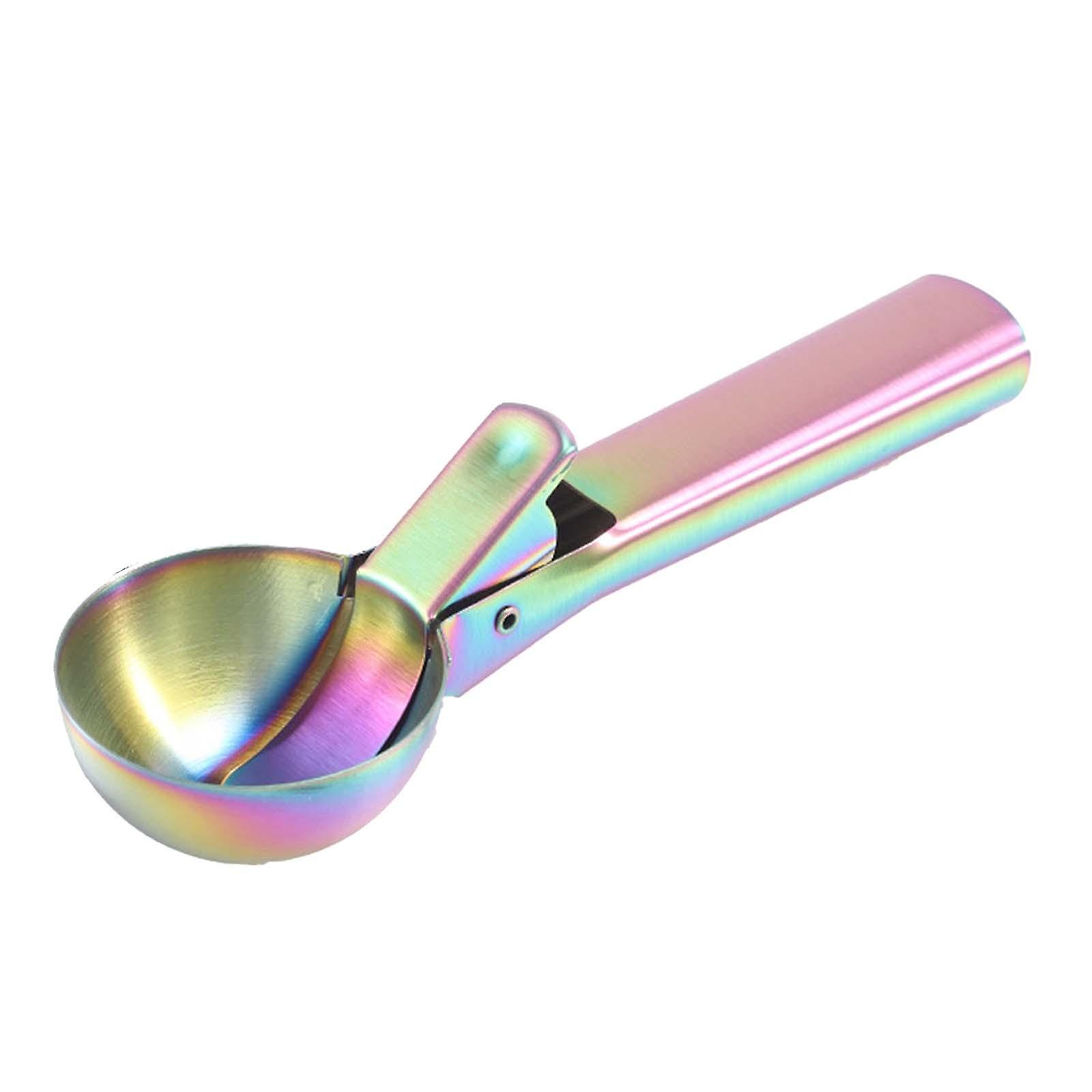 Ice Cream Scoop Aluminum Modern Nonstick For Gelato， Sorbet Dessert Shop Bar Multicolor B