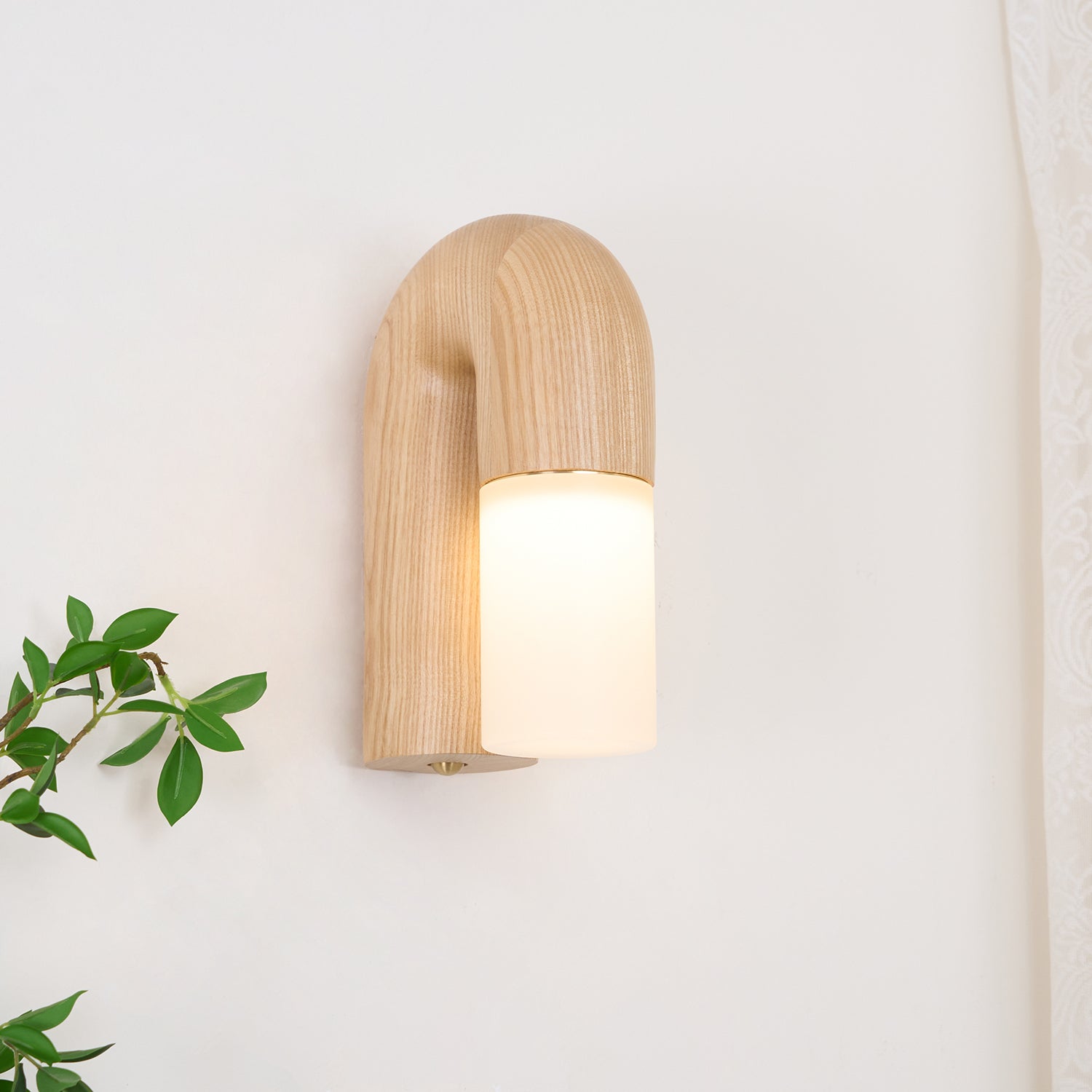 Arcus Wood Wall Lamp