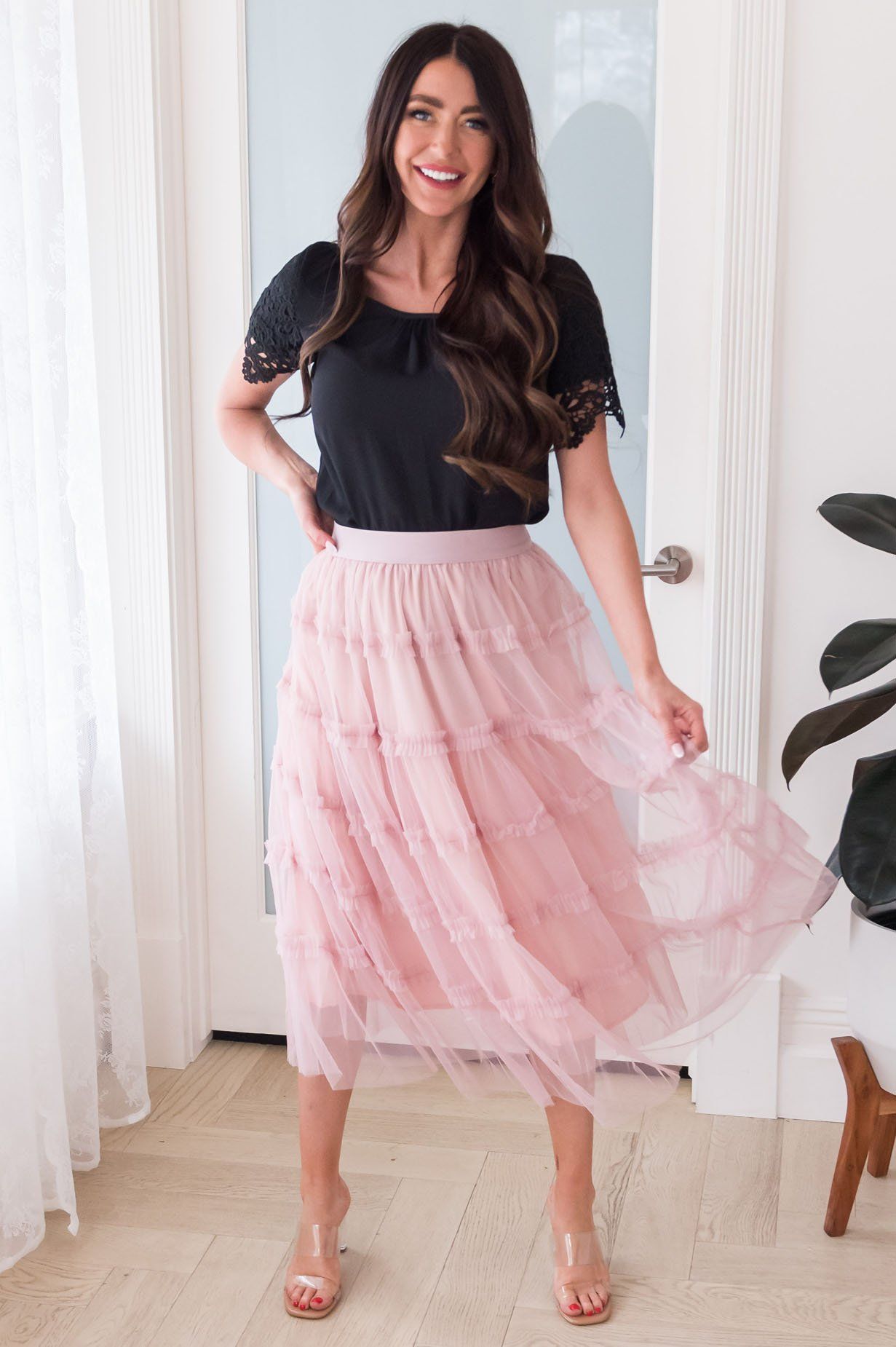 Faithful Love Modest Tulle Skirt