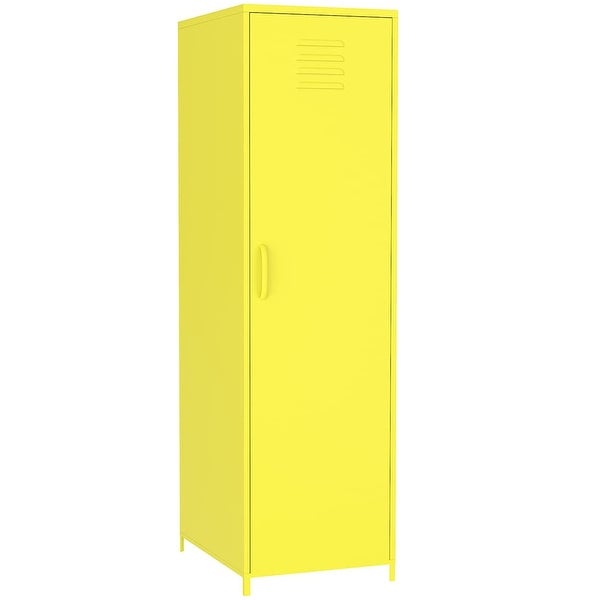 Metal Armoires Locker Cabinet for Kid with Hanging Rod and Shelves - - 36905280