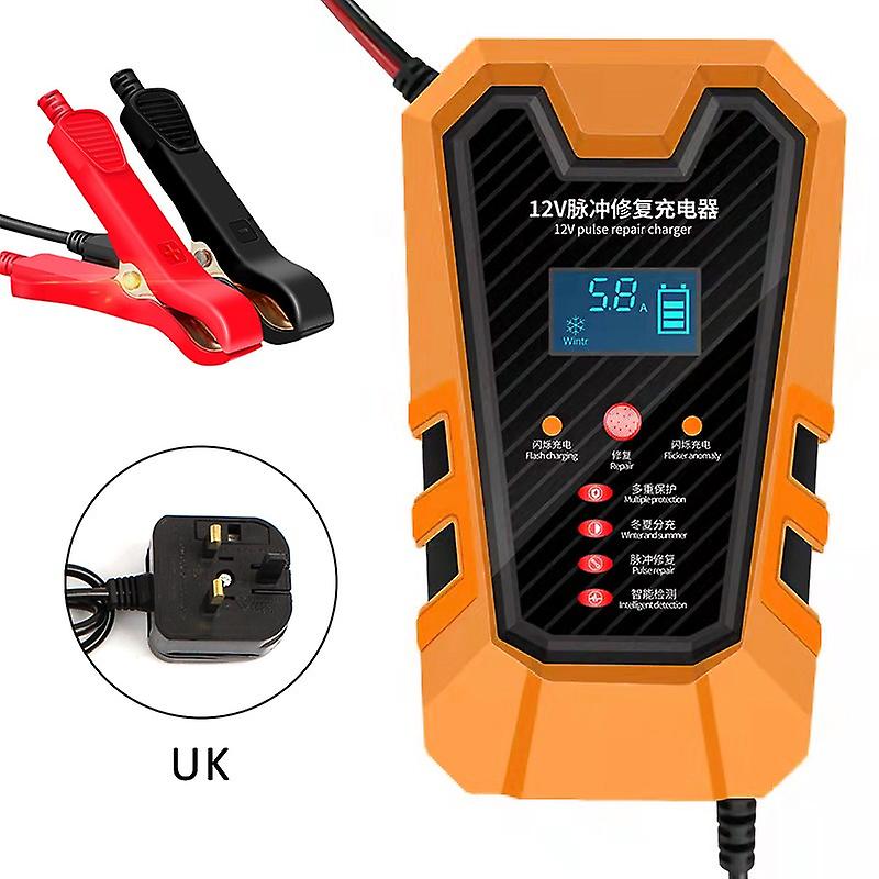 Car Battery Charger 12v 6a Motorcycle Battery Charger Intelligent Repair Battery 12v Charger