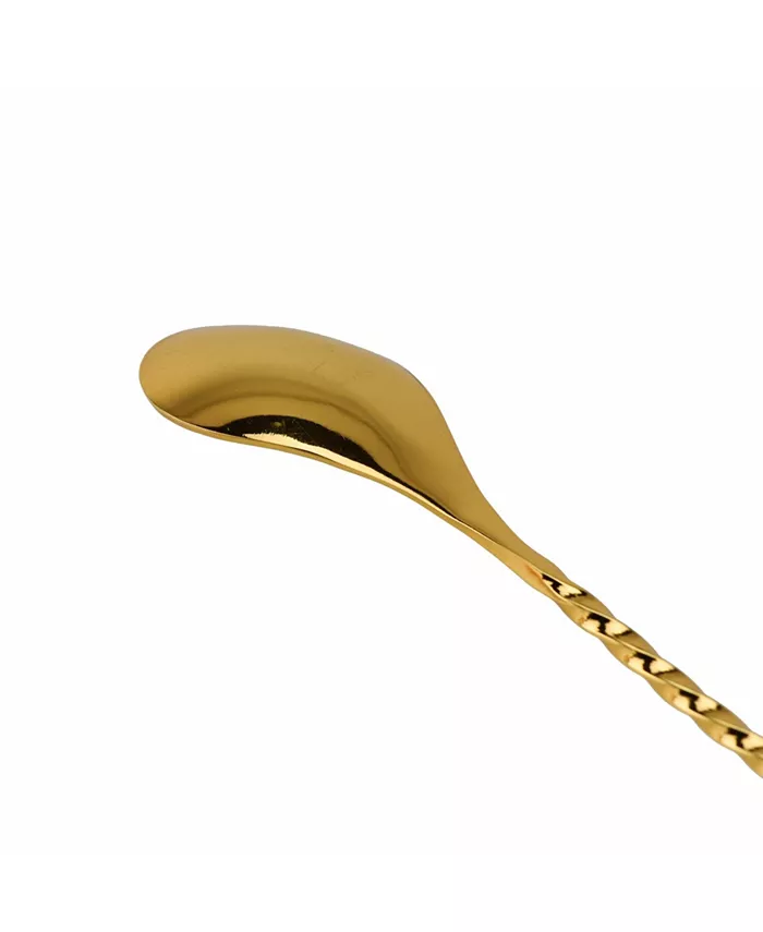 Prince of Scots 24K Gold-Plate Tear Drop Bar Spoon