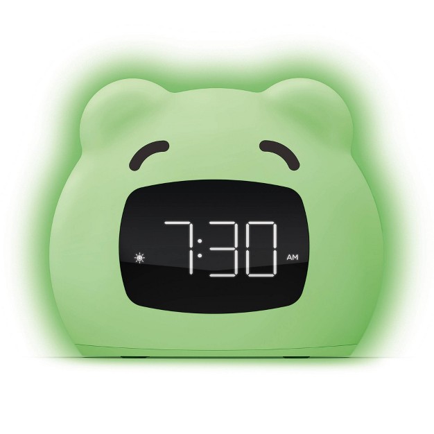 Kids x27 Wake Up Light Alarm Bear Clock White Capello