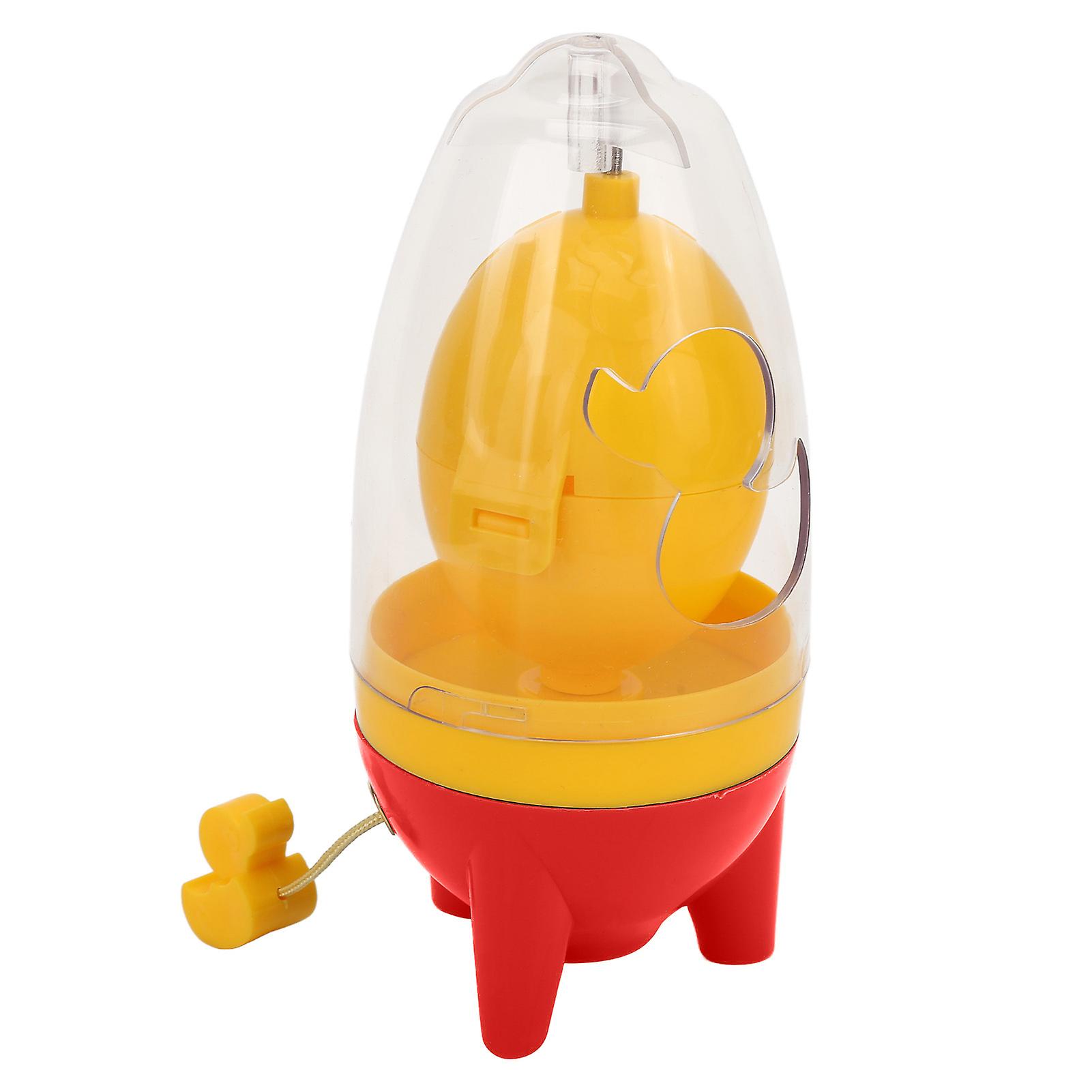 Egg Spinner Fun Shape High Torsion Rotation Homogeneous Hand Powered Portable Golden Egg Maker Red