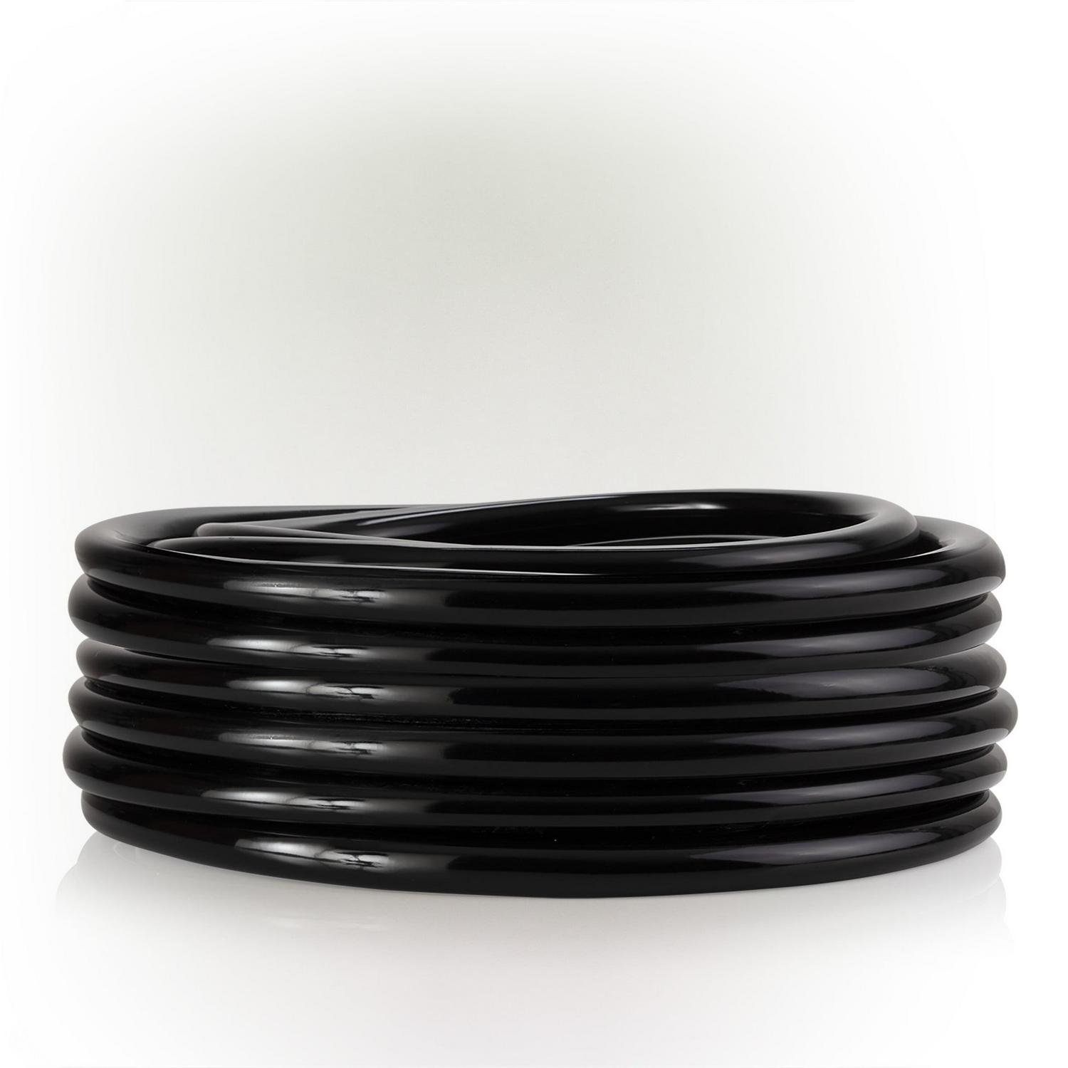 Alpine Corporation 1 I.D. x 1-1/4 O.D. x 100and#8242; Flexible Vinyl Aquarium Tubing， Black