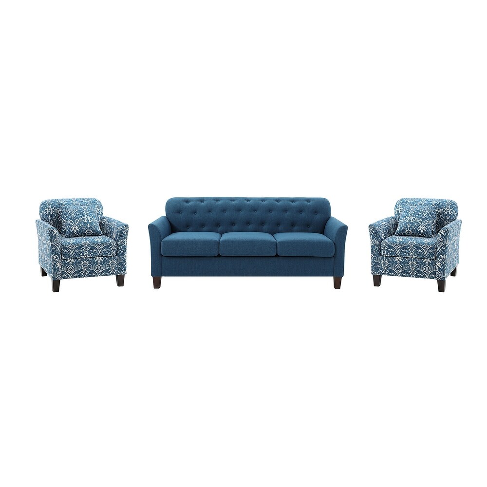 Julia Transitional Living Room Set with Removable Cushions by HULALA HOME