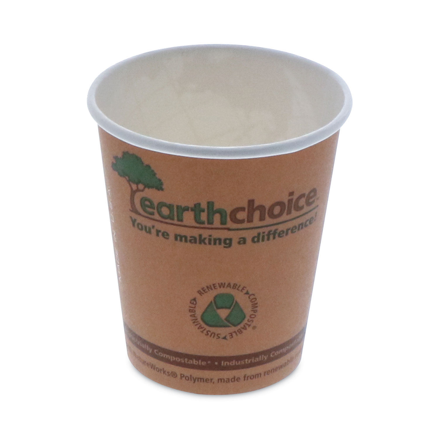 EarthChoice Compostable Paper Cup by Pactiv PCTDPHC8EC