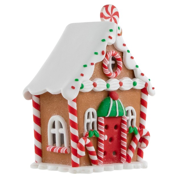 Led Lighted Gingerbread Candy House Christmas Decoration